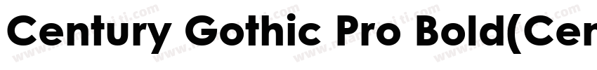 Century Gothic Pro Bold(CenturyGot字体转换